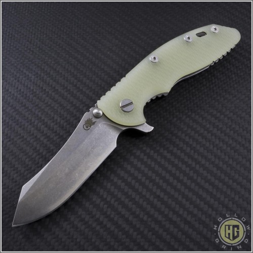(#RH-XM1835-27) Rick Hinderer XM-18 3.5" Skinner Stonewash - Front