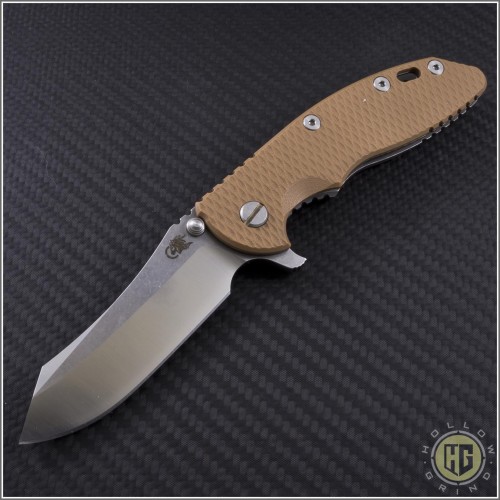 (#RH-XM1835-LE-1) Rick Hinderer XM-18 3.5" Limited Edition 2-Tone Skinner - Front