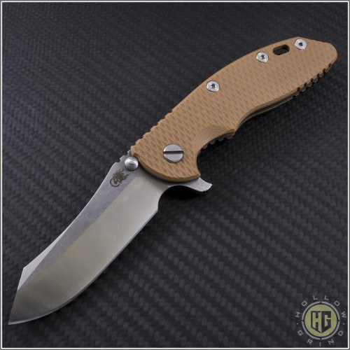 (#RH-XM1835-LE-6) Rick Hinderer XM-18 3.5" Limited Edition 2-Tone Skinner - Front