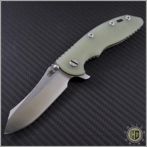 (#RH-XM1835-LE-8) Rick Hinderer XM-18 3.5" Limited Edition 2-Tone Skinner - Front