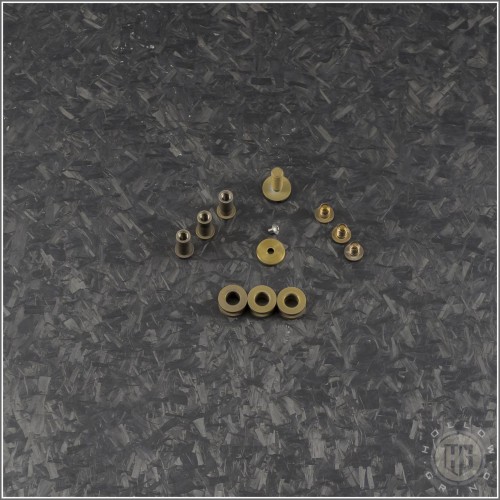 (#RH-XM24-HW-Ti-02) Rick Hinderer XM-24 Titanium Hardware - Battle Bronze - Front