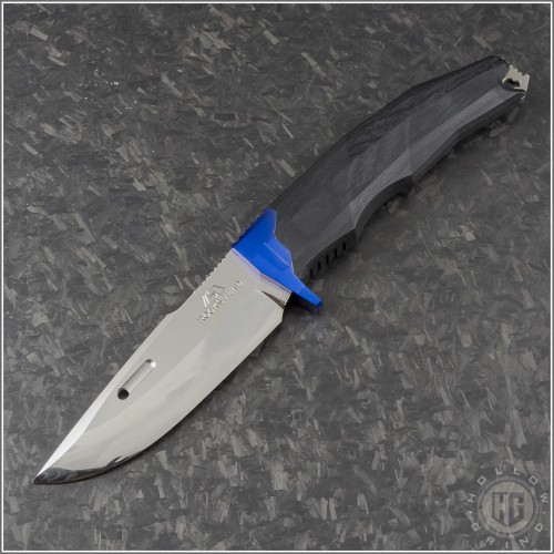 (#RK-RITSU-BL) Rockstead RITSU ZDP Blue Guard Mirror Polished - Front