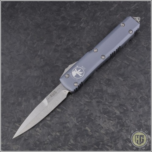 (#UT-BS18) Microtech Blade Show 2018 Ultratech Bayonet Stonewash - Front