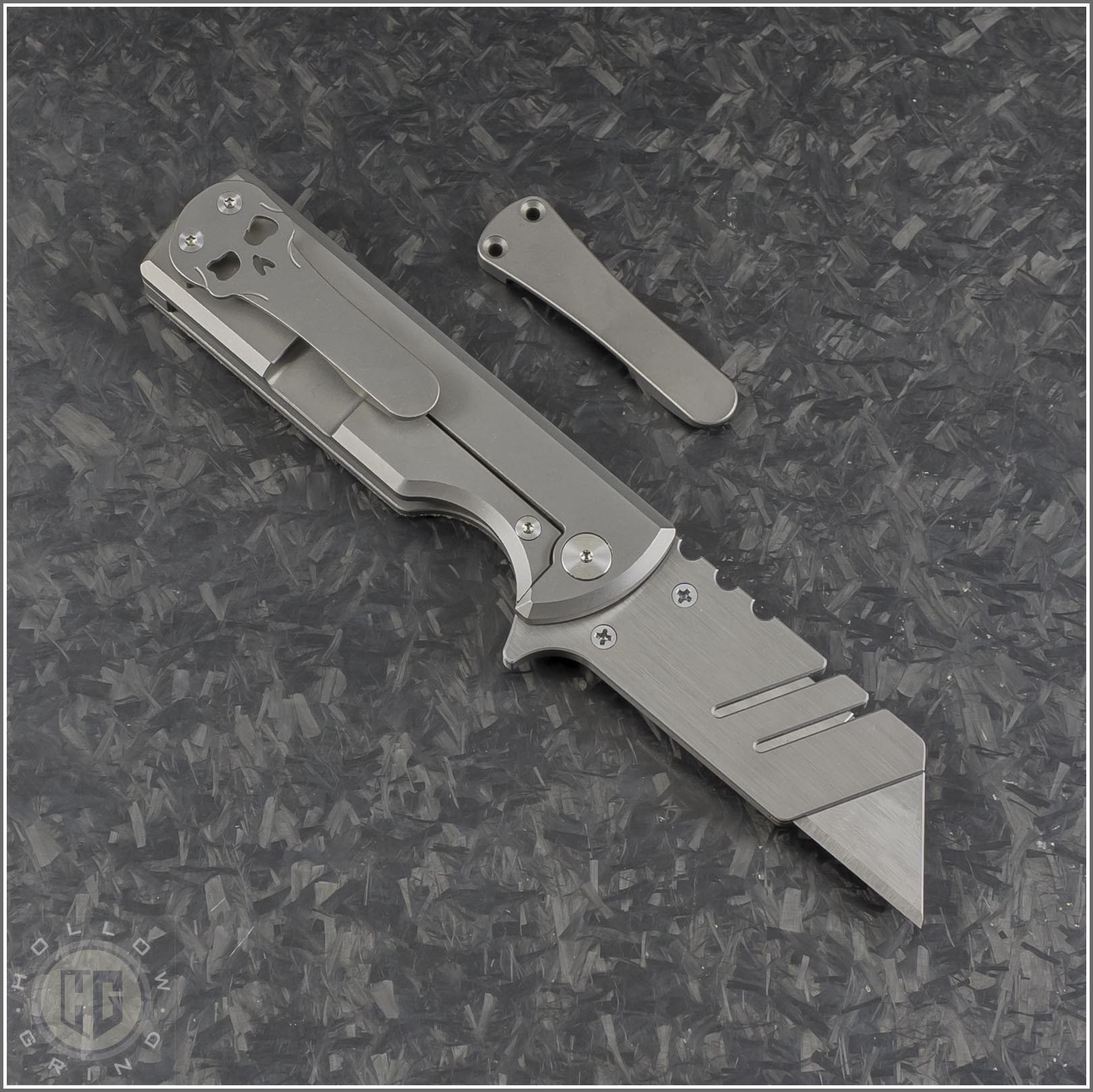 Chaves Knives Green C.H.U.B. Framelock Utility Flipper Knife (1in ...