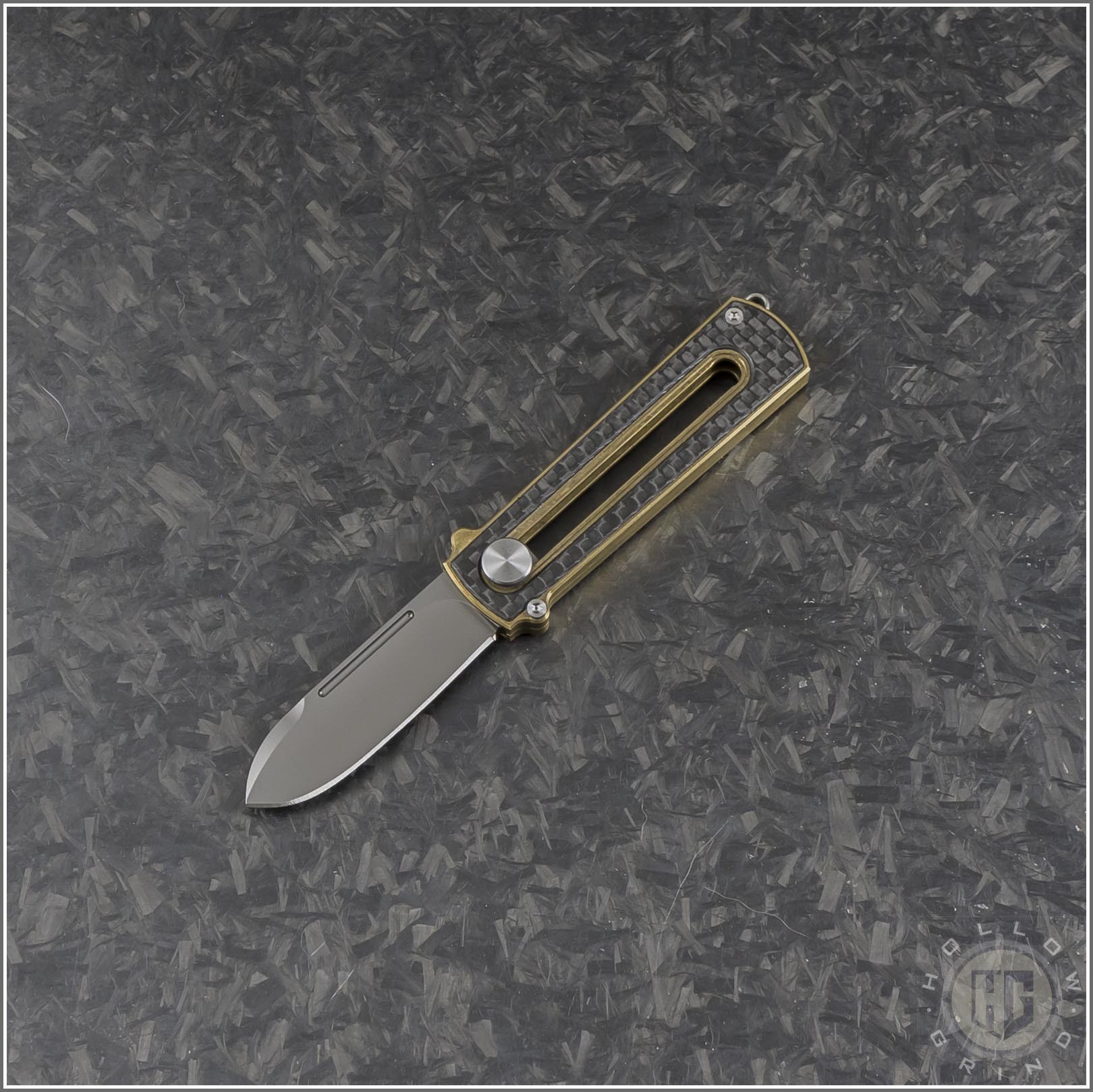 D Rocket Design Bronze BarloX S E Manual Out the front Knife 1 9in 