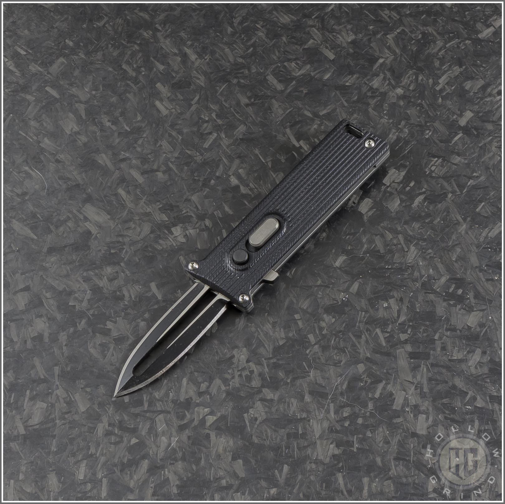 D Rocket Design Tallin D E Automatic OTF S A Knife 1 9in Satin Plain 