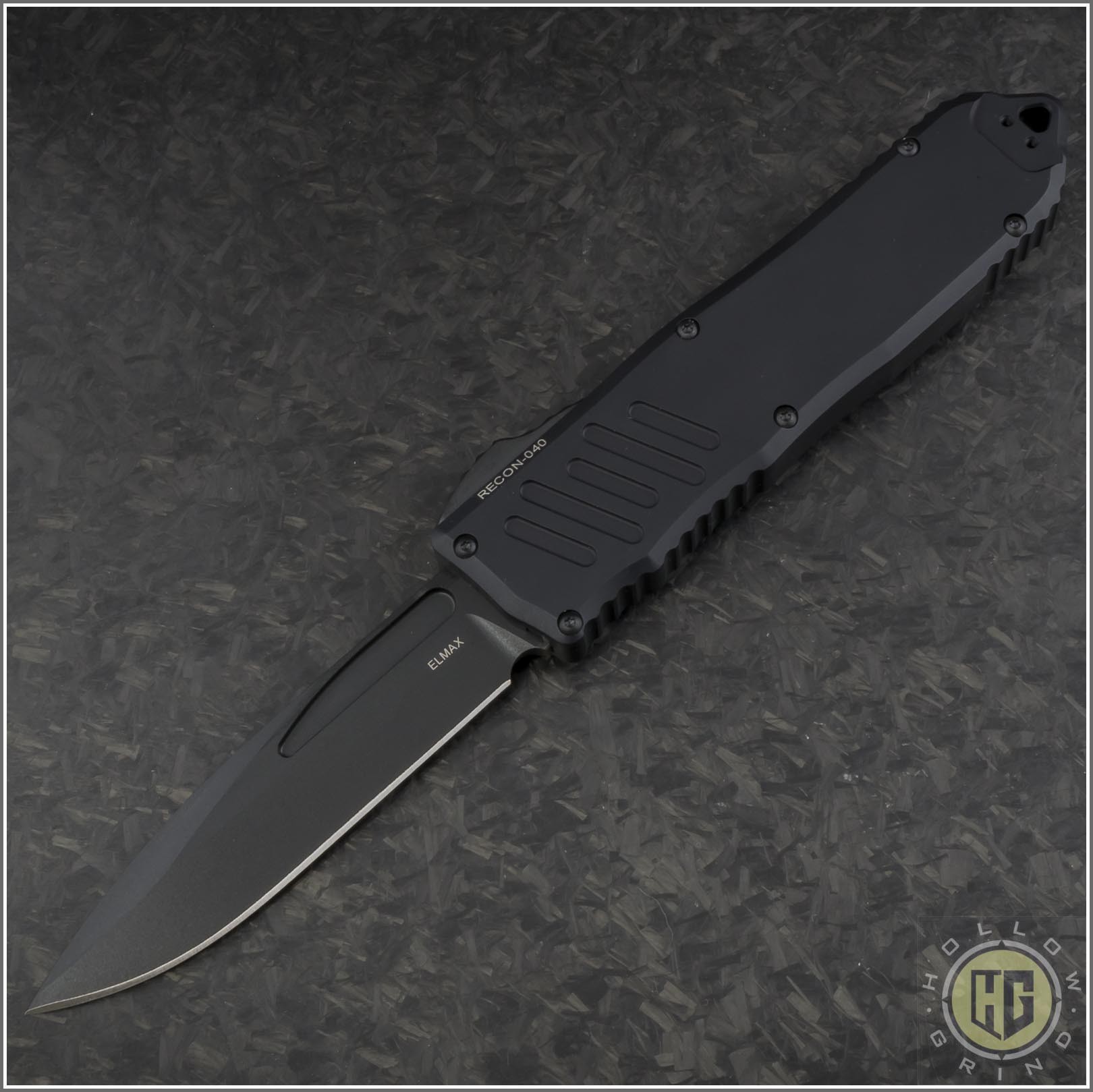 Guardian Tactical Recon040 S/E Automatic OTF D/A Knife (4.25in Black