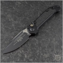 (#1135-1T) Microtech LUDT Gen III Black Tactical Plain - Front