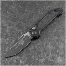 (#1136-1T) Microtech LUDT Gen III Tanto Black Plain - Front