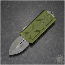 (#157-10APOD) Microtech OD Green Exocet Apocalyptic Plain - Front
