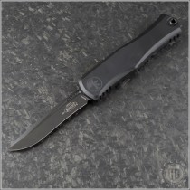 (#1705-1DLCTS) Microtech Knives Hera II DLC Tacitcal Recurve Plain - Front