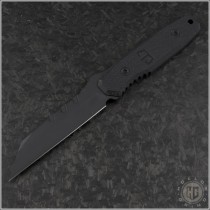 (#BSC-AMER-002) Blackside Customs Americana Black Wharncliffe G-10 Handle - Front