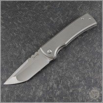 (#CK-229RKS-Ti-TE) Chaves Knives Redencion 229 Kickstop Ti Tanto - Front
