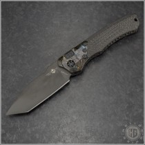 (#HTK-H100-6A-CBr) Heretic Knives Wraith Auto v.2 Tanto DLC - Front