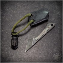 (#JHB-CD-01) Jake Hoback Dashi Neck Knife Acid Stonewash Plain - Front
