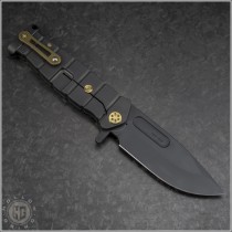 (#MKT-FF-003) Medford Knife & Tool Fighter Flipper DLC Handle and Blade - Front