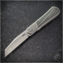(#PenaX-XLRaptor-01) Pena Knives X-Series XL Raptor Black Miarta Inlay Satin Plain - Front