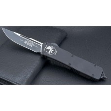 (#107-1T) Microtech Scarab Executive S/E Black Tact Plain