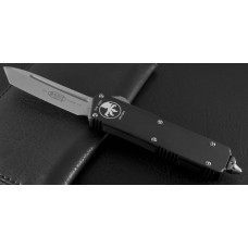 (#108-10) Microtech Scarab Tanto Stonewash Plain