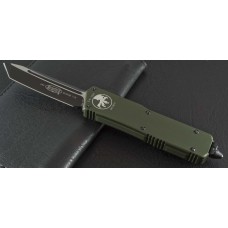 (#108-1GR) Microtech Scarab Executive Tanto OD Green/Black Plain