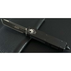 (#108-1T) Microtech Scarab Exec Tanto Black Tactical Plain