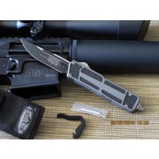 Microtech Navy Seals Scarab - Gray Handle - Plain