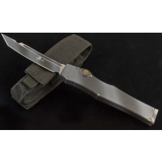 Microtech Knives Urban Camo Halo V T/E Automatic OTF S/A Knife (4.6in Color Coated Plain N690) 150-1UC