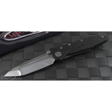 Microtech Knives Custom Carbon Fiber Socom Delta T/E Folder Knife (4in Mirror Polished Plain) sd-c-hp