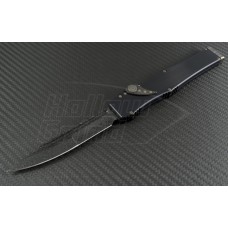 Microtech Knives Custom Halo V S/E Automatic OTF S/A Knife (4.25in Damascus Plain ) MTC-0005