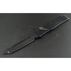 Microtech Knives Custom Halo V T/E Automatic OTF S/A Knife (4.25in Damascus Plain ) MTC-0004