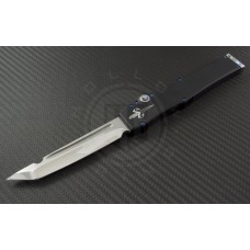 Microtech Knives Custom Halo V T/E Automatic OTF S/A Knife (4.25in Mirror Polished Plain ELMAX) MTC-0032