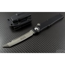 Microtech Knives Halo V T/E Automatic OTF S/A Knife (4.6in Satin Plain N690) 150-4