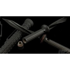 Microtech Knives Jagdkommando D/E Fixed Knife (7.1in Black Plain) 105-1-2012