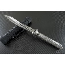 Microtech Knives Jagdkommando D/E Fixed Knife (7.1in Stonewashed Plain) 105-10