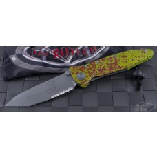 Microtech Knives Other Socom Delta T/E Folder Knife (4in Bead Blasted Part Serr ELMAX) A163-8Z