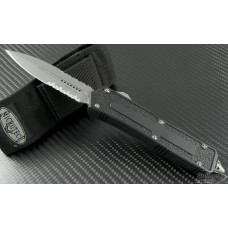 Microtech Knives Scarab D/E Automatic OTF D/A Knife (3.44in Bead Blasted Part Serr S35-VN) 175-8