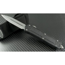 Microtech Knives Scarab D/E Automatic OTF D/A Knife (3.44in Stonewashed Plain S35-VN) 175-10