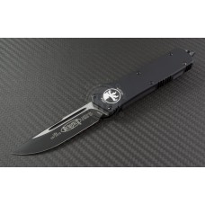 Microtech Knives Scarab S/E Automatic OTF D/A Knife (3.44in Black Plain ELMAX) 176-1T