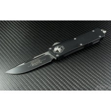 Microtech Knives Scarab S/E Automatic OTF D/A Knife (3.44in Black Plain ELMAX) 176-1