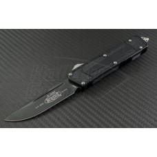 Microtech Knives Scarab S/E Automatic OTF D/A Knife (3.44in DLC Plain ELMAX) HG-0003