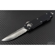 Microtech Knives Scarab S/E Automatic OTF D/A Knife (3.44in Satin Part Serr ELMAX) 176-5
