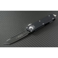 Microtech Knives Scarab T/E Automatic OTF D/A Knife (3.44in DLC Plain ELMAX) 177-1