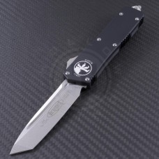 Microtech Knives Scarab T/E Automatic OTF D/A Knife (3.44in Stonewashed Plain ELMAX) 177-10