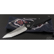 Microtech Knives Socom Delta T/E Folder Knife (4in Satin Serr S35-VN) 163-6