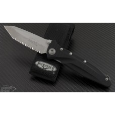 Microtech Knives Socom Elite T/E Folder Knife (4in Bead Blasted Serr S35-VN) 163-9