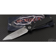 Microtech Knives Socom Elite T/E Folder Knife (4in Stonewashed Part Serr S35-VN) 163-11