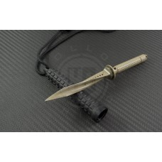 Microtech Knives Tan Mini Jagdkommando D/E Fixed Knife (3.75in Color Coated Plain) 105M-1TA