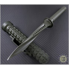 Microtech Knives OD Green Jagdkommando D/E Fixed Knife (7.1in Plain) 105-1GR