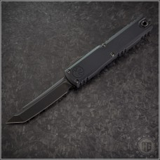 Microtech Knives Shadow Ultratech ZBP T/E Automatic OTF D/A Knife (3.25in DLC Plain M390MK) 1123-1DLCTSH
