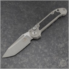 (#1136-10APMS2) Microtech Titanium LUDT Gen III T/E Apocalyptic Grip Tape Handle - Front